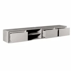 Furndea Industriele Kasten|Tv Meubels|Tony Zwevend Tv meubel Taupe Mangohout 200 cm
