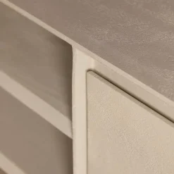 Furndea Industriele Kasten|Tv Meubels|Tony Zwevend Tv meubel Zand Mangohout 160 cm