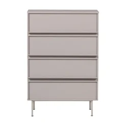 WOOOD Ladenkasten|Industriele Kasten|Tours Ladekast 4 Lades Melamine/MDF Zand 70cm