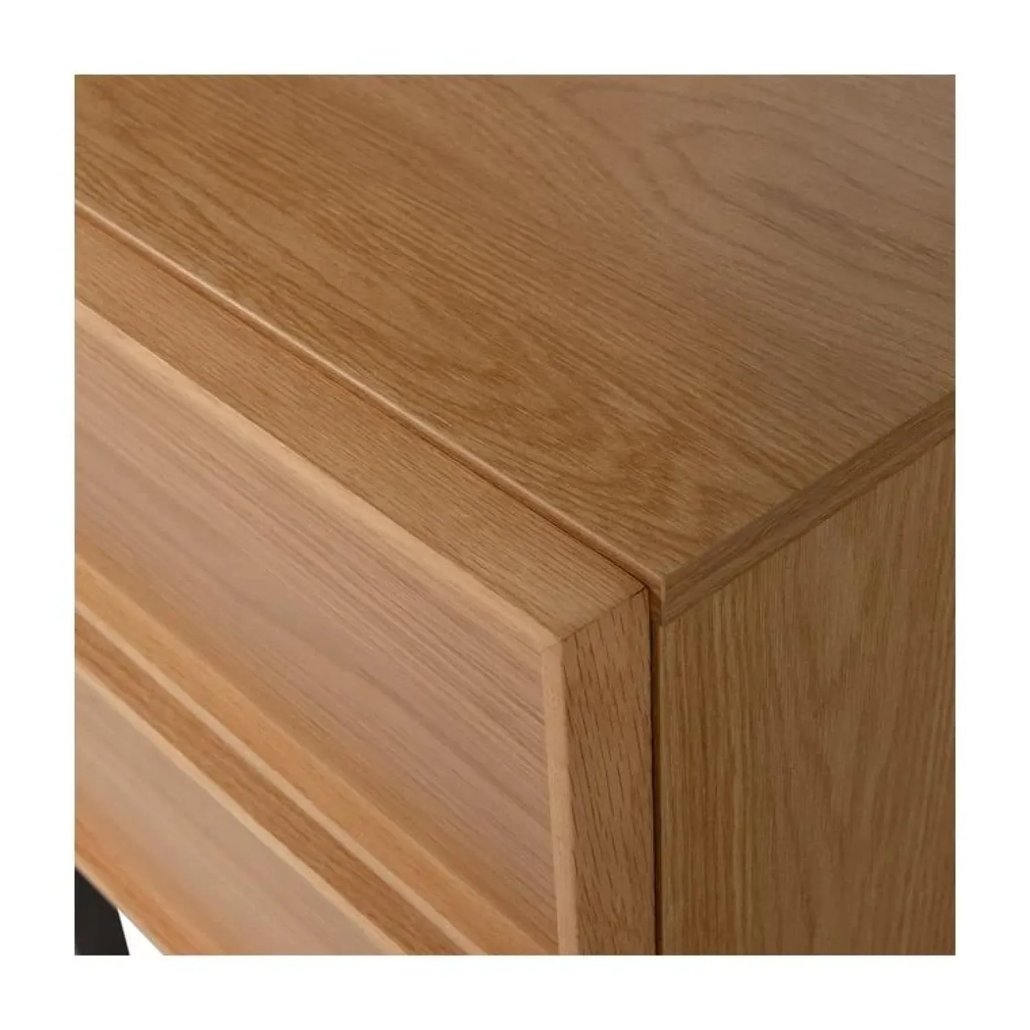 WOOOD Nachtkastjes|Industriele Kasten|Tours Nachtkastje Melamine/MDF Naturel 45cm