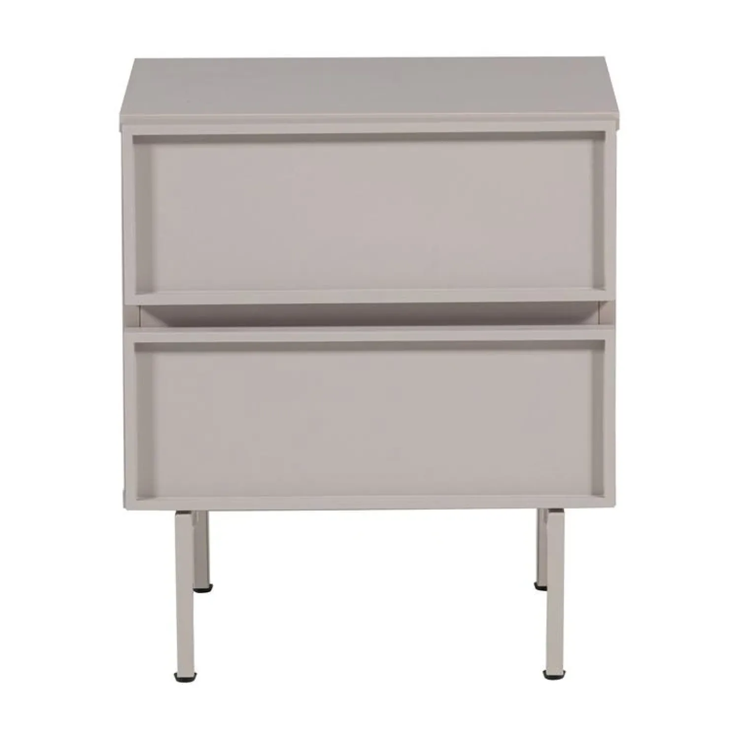 WOOOD Nachtkastjes|Industriele Kasten|Tours Nachtkastje Melamine/MDF Zand 45cm