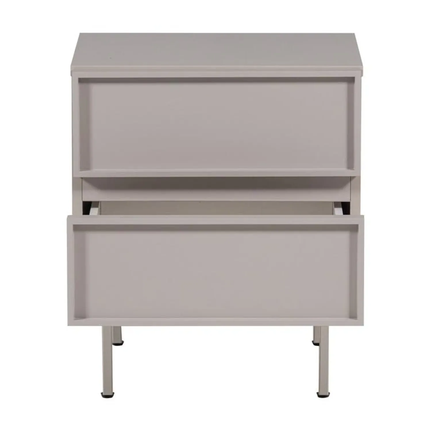 WOOOD Nachtkastjes|Industriele Kasten|Tours Nachtkastje Melamine/MDF Zand 45cm