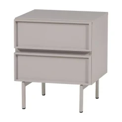 WOOOD Nachtkastjes|Industriele Kasten|Tours Nachtkastje Melamine/MDF Zand 45cm