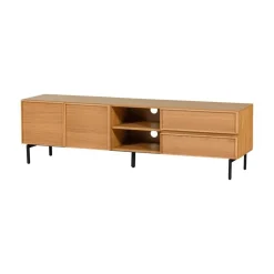 WOOOD Industriele Kasten|Tv Meubels|Tours Tv meubel Melamine/MDF Naturel 180cm