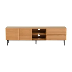 WOOOD Industriele Kasten|Tv Meubels|Tours Tv meubel Melamine/MDF Naturel 180cm