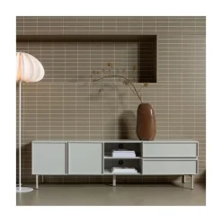 WOOOD Industriele Kasten|Tv Meubels|Tours Tv meubel Melamine/MDF Zand 180cm