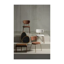 WOOOD Eetkamerstoelen|Travis Eetkamerstoel Bruin