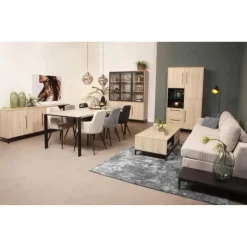 Maison Madera Industriele Kasten|Tv Meubels|Tresso Tv meubel groot Lichthout 198cm