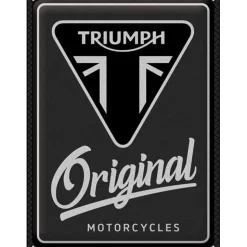 Cavetown Metalen Borden|Triumph - Original Motorcycles - metalen bord