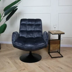 Tower living Fauteuils|Tropea Fauteuil Donker Grijs
