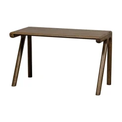 WOOOD Bureautafels|Tug Bureau Mangohout Donkerbruin 130cm