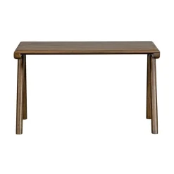 WOOOD Bureautafels|Tug Bureau Mangohout Donkerbruin 130cm