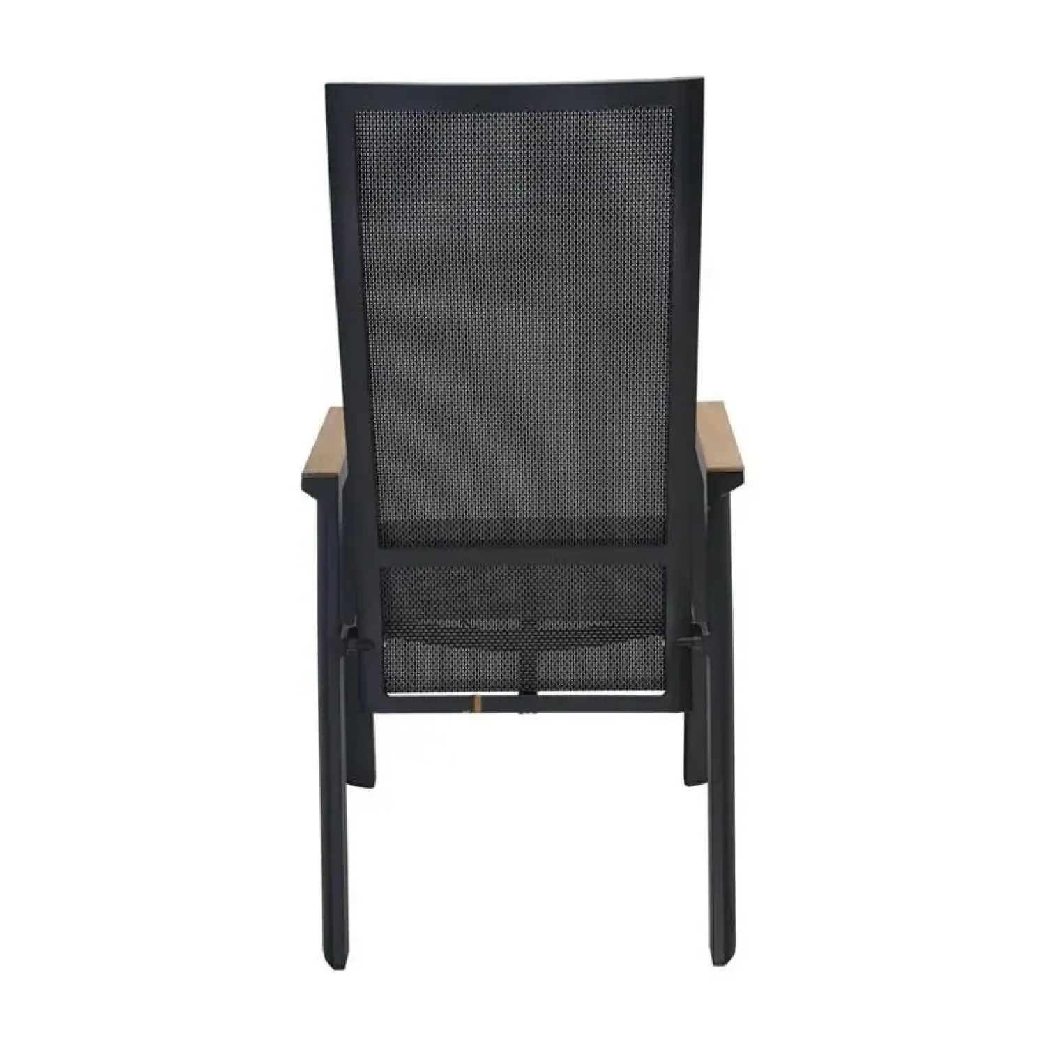 Lesli Living Tuinstoelen|Tuinstoel Amir Teak Noir