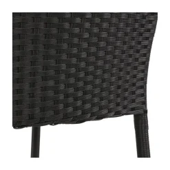 Lesli Living Tuinstoelen|Tuinstoel Corona zwart