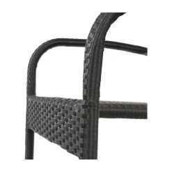 Lesli Living Tuinstoelen|Tuinstoel Corona zwart