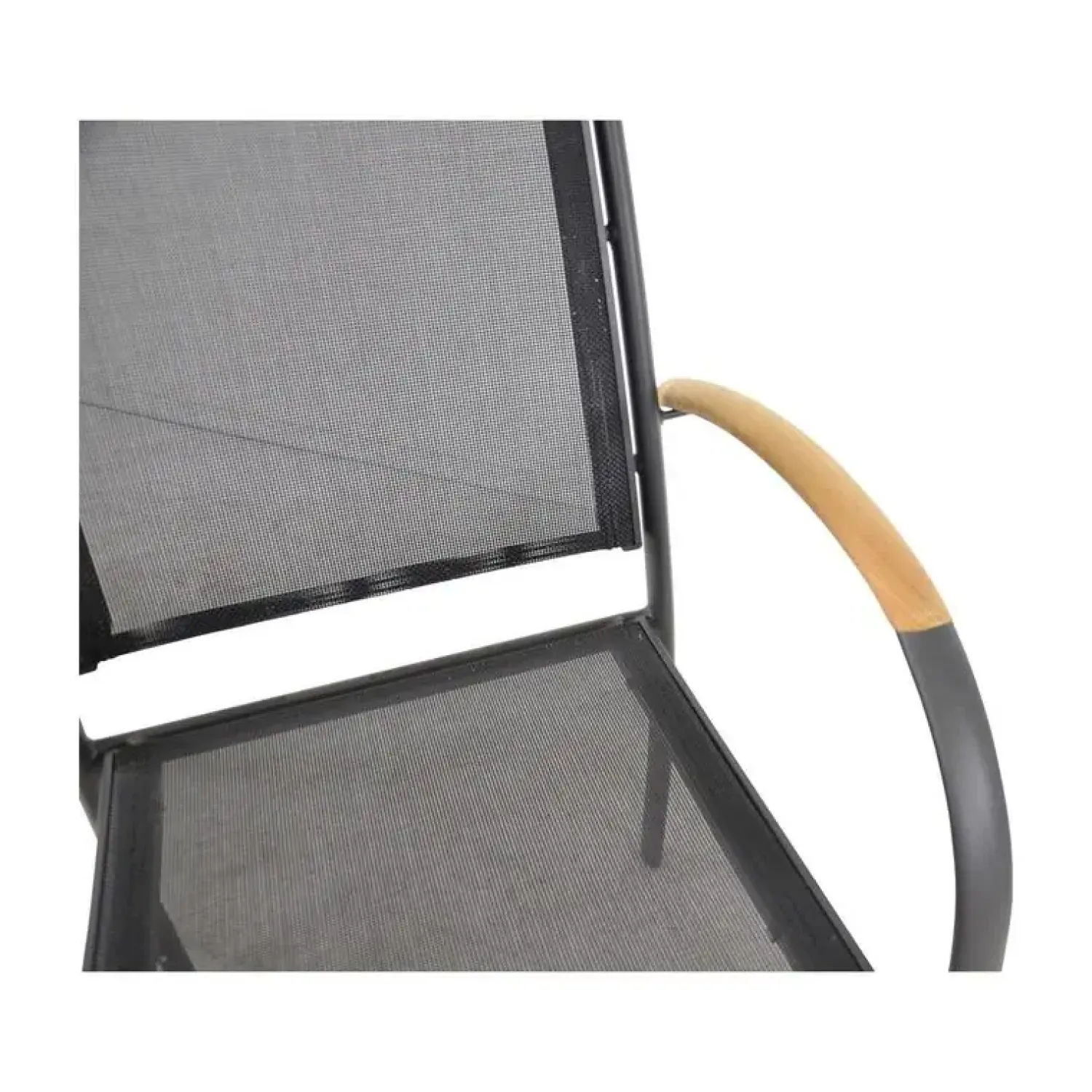 Lesli Living Tuinstoelen|Tuinstoel Monza zwart