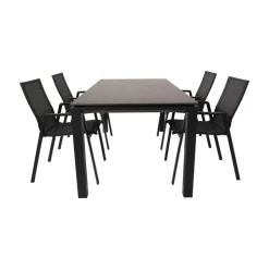 Lesli Living Tuinstoelen|Tuinstoel Tarragona Noir