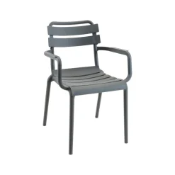 Lesli Living Tuinstoelen|Tuinstoel Torvi grijs