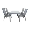 Lesli Living Tuintafels|Tuintafel Castilla 2.0 Noir 160cm