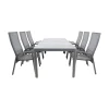Lesli Living Tuintafels|Tuintafel Castilla 2.0 Noir 220cm
