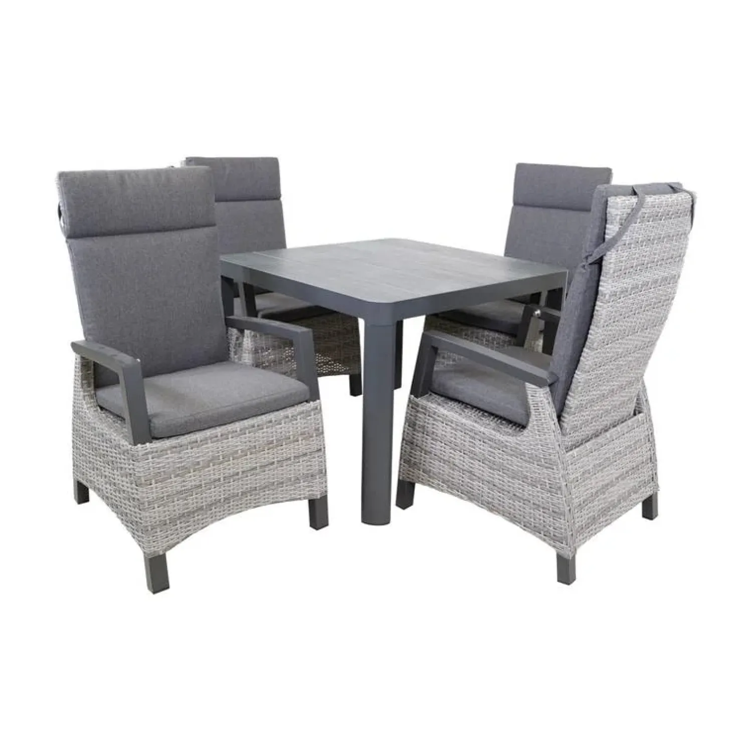 Lesli Living Tuintafels|Tuintafel Castilla 2.0 Noir 100cm
