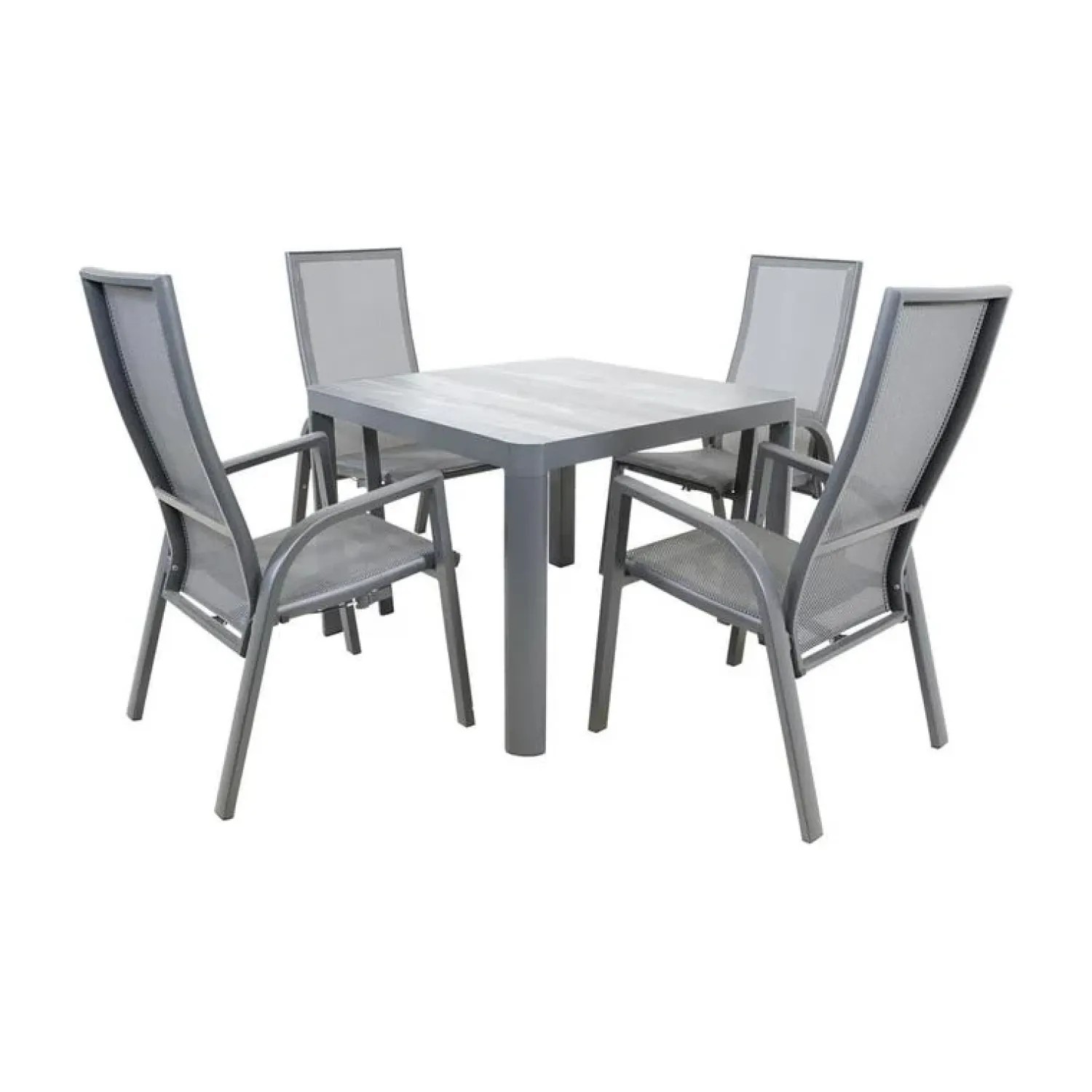 Lesli Living Tuintafels|Tuintafel Castilla 2.0 Noir 100cm