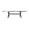 Lesli Living Tuintafels|Tuintafel Castilla Noir met kruispoot 243cm