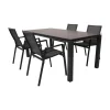 Lesli Living Tuintafels|Tuintafel Monaco Noir 180cm