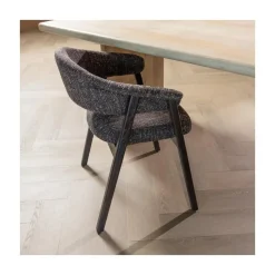 WOOOD Eetkamerstoelen|Tunar Eetkamerstoel Hout Donkerbruin