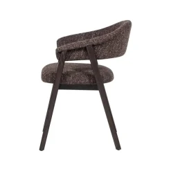 WOOOD Eetkamerstoelen|Tunar Eetkamerstoel Hout Donkerbruin