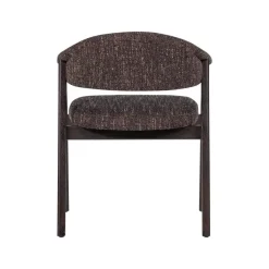 WOOOD Eetkamerstoelen|Tunar Eetkamerstoel Hout Donkerbruin