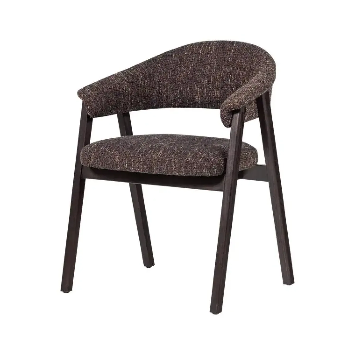WOOOD Eetkamerstoelen|Tunar Eetkamerstoel Hout Donkerbruin