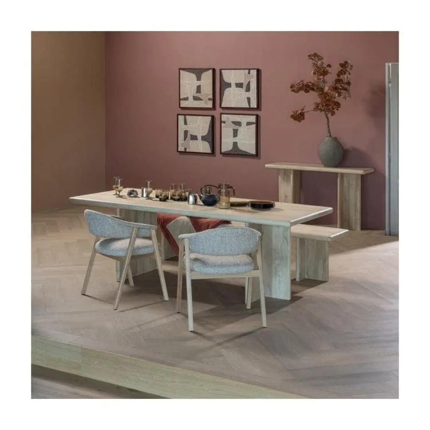 WOOOD Eetkamerstoelen|Tunar Eetkamerstoel Hout Naturel
