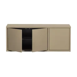 WOOOD Industriele Kasten|Tv Meubels|Turner Tv meubel Grenen Mud 120cm