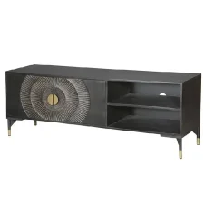 Mysons Industriele Kasten|Tv Meubels|Tv kast sunshine met 2 deurs en 2 open vakken 160cm
