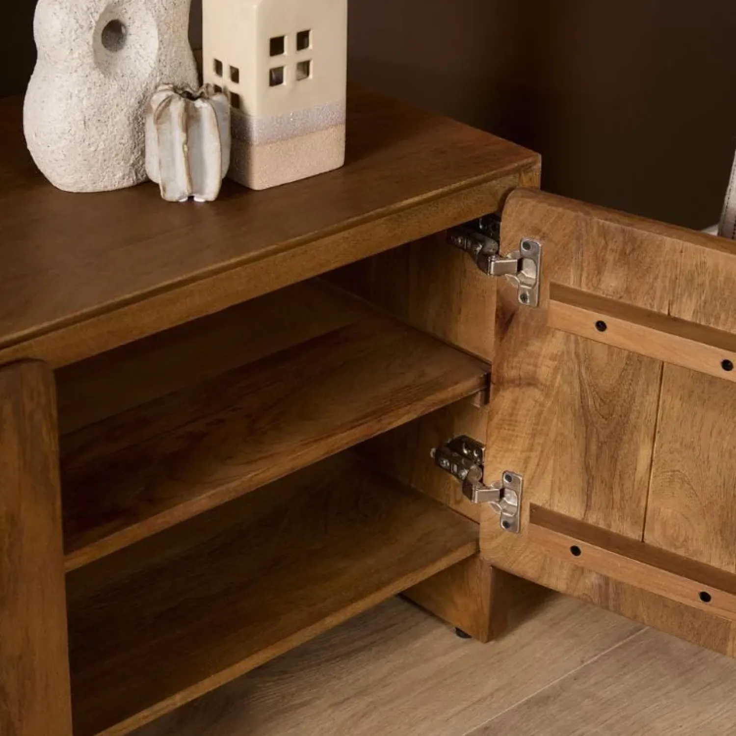 Furndea Industriele Kasten|Tv Meubels|Tv meubel Dense Mangohout 150 cm