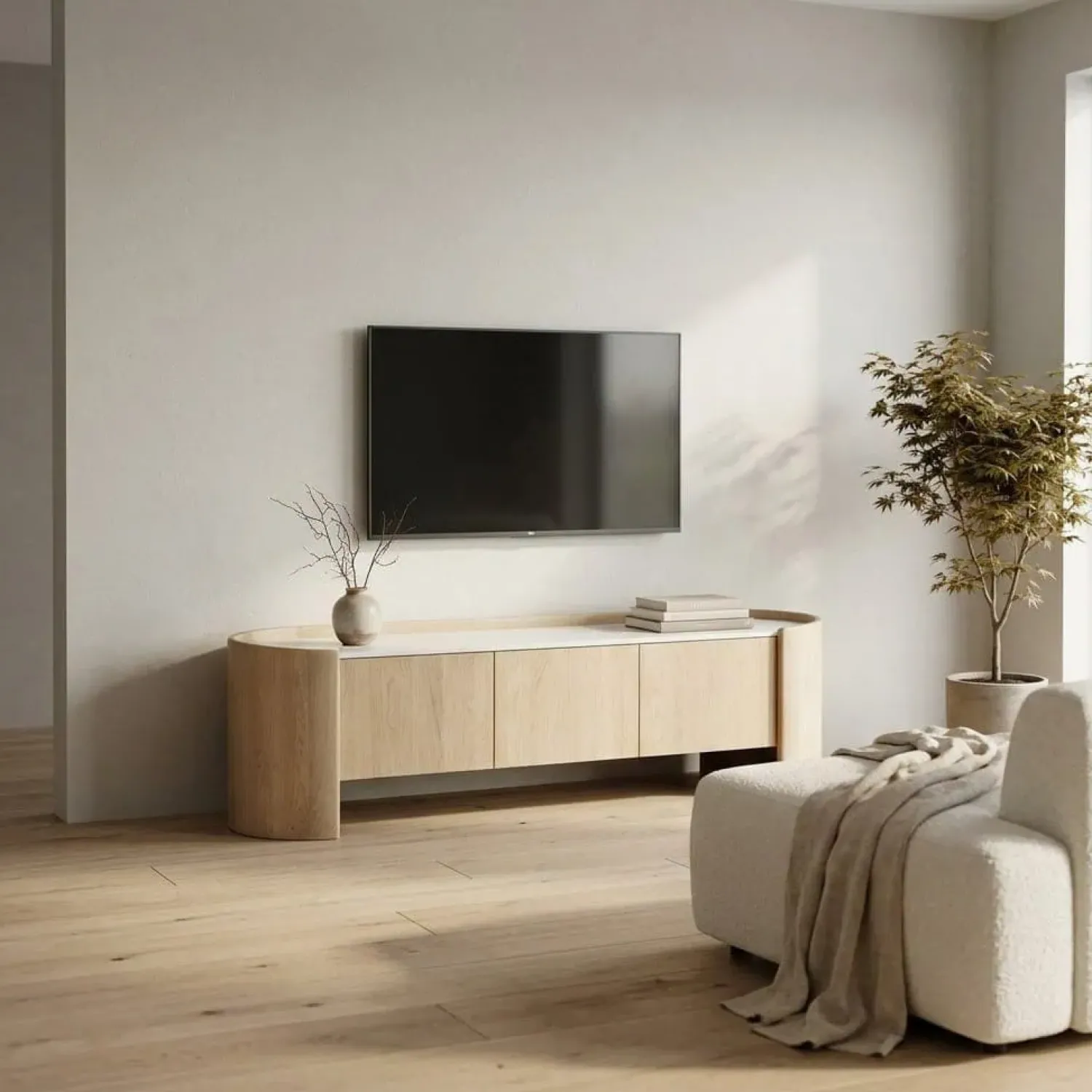 Eleonora Industriele Kasten|Tv Meubels|Tv-meubel Don eikenhout 165cm