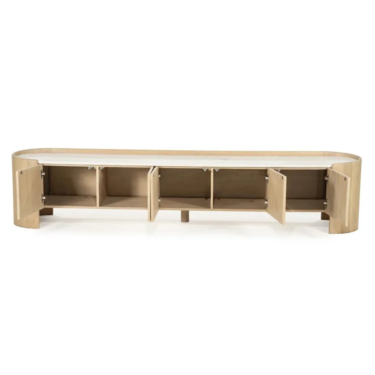 Eleonora Industriele Kasten|Tv Meubels|Tv-meubel Don eikenhout 240cm