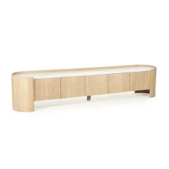 Eleonora Industriele Kasten|Tv Meubels|Tv-meubel Don eikenhout 240cm