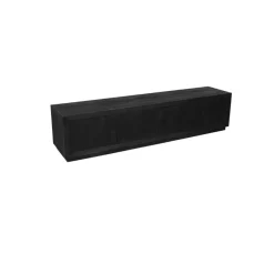 Furndea Industriele Kasten|Tv Meubels|TV meubel Dortmund mangohout zwart 200cm