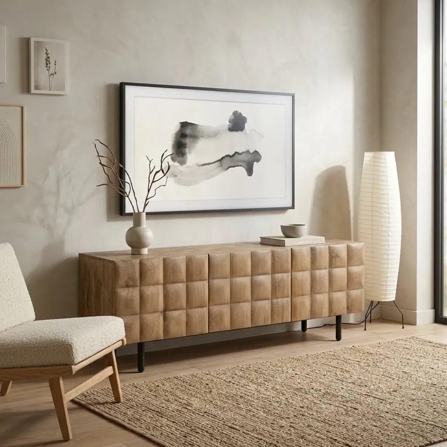 Eleonora Industriele Kasten|Tv Meubels|Tv-meubel Felix Mangohout 162cm