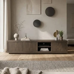 Eleonora Industriele Kasten|Tv Meubels|TV meubel Helsinki Bruin 200cm