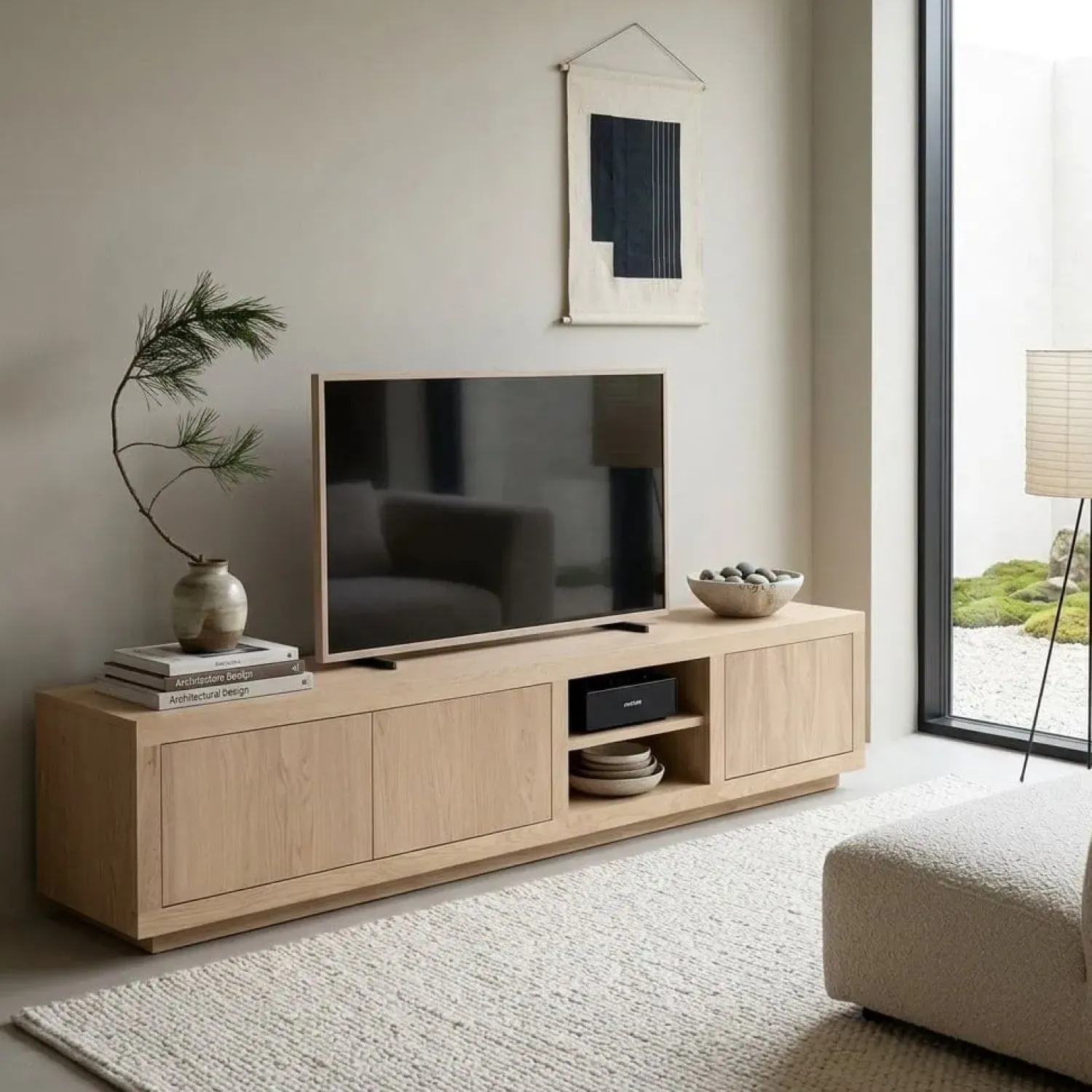 Eleonora Industriele Kasten|Tv Meubels|TV meubel Helsinki Naturel 200cm