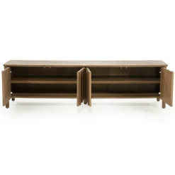 Eleonora Industriele Kasten|Tv Meubels|Tv-meubel Jake 4 deurs bruin 183cm