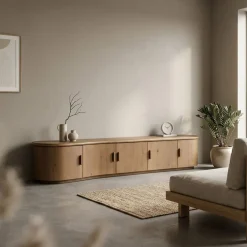 Eleonora Industriele Kasten|Tv Meubels|Tv-meubel Josh bruin 240cm