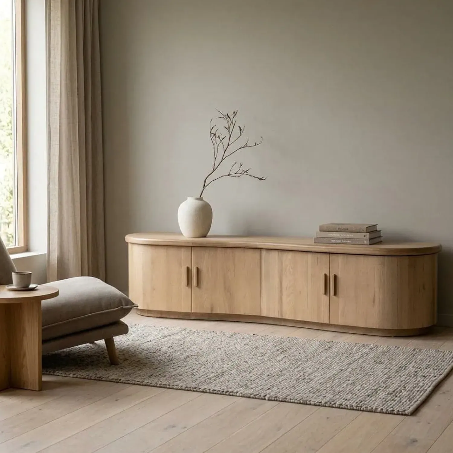 Eleonora Industriele Kasten|Tv Meubels|Tv-meubel Josh naturel 180cm