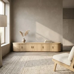 Eleonora Industriele Kasten|Tv Meubels|Tv-meubel Josh naturel 240cm