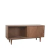 Label51 Industriele Kasten|Tv Meubels|Tv meubel Jule Bruin Eikenhout 130cm