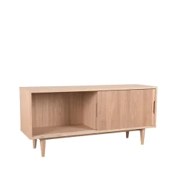 Label51 Industriele Kasten|Tv Meubels|Tv meubel Jule Naturel Eikenhout 130cm