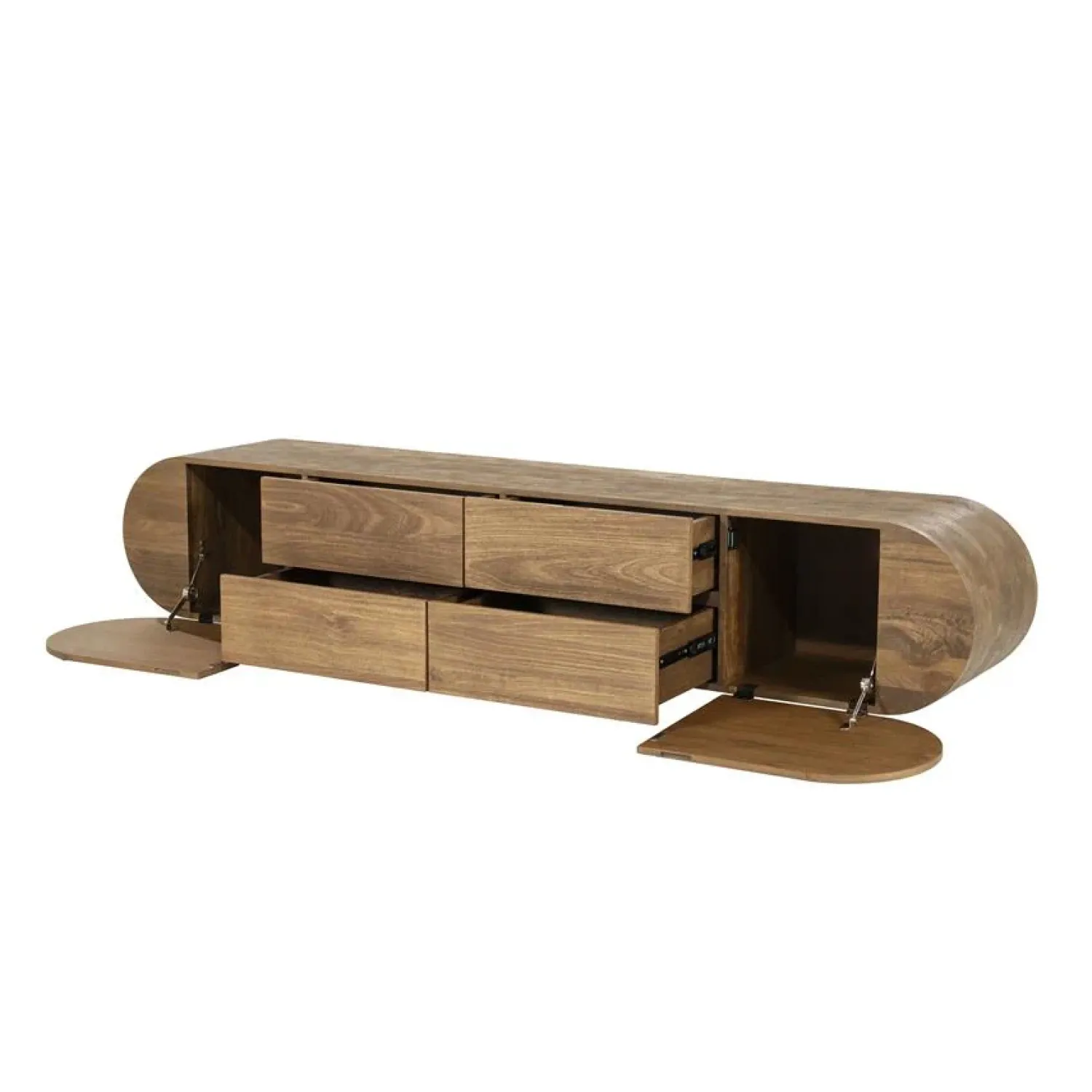 Eleonora Industriele Kasten|Tv Meubels|Tv-meubel King mangohout 210cm